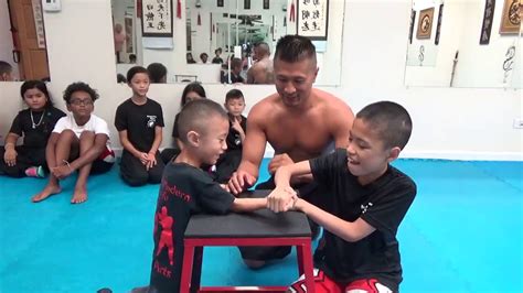 Kids Kung Fu Arm Wrestling Challenge Youtube