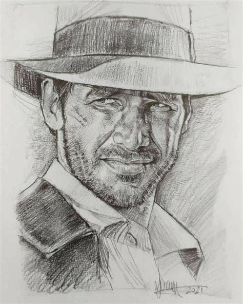 Indiana Jones Draw Pencil By Jjportnoy On Deviantart