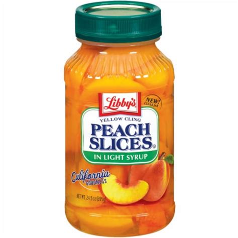 Libbys Sliced Peaches In Light Syrup 245 Oz Kroger
