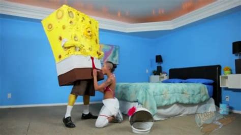 Spongeknob Squarenuts Blowjob The Spongebob Squarepants Xxx Parody