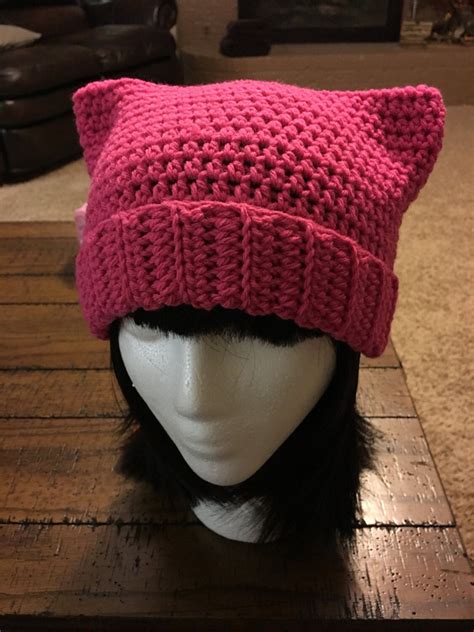 crocheted pink pussy hats