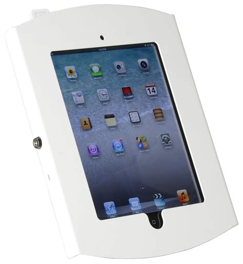Ipad Locking Enclosure For Wall Mount Retail Touchscreen Holder