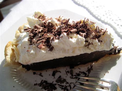 chocolate cream pie the chic brûlée