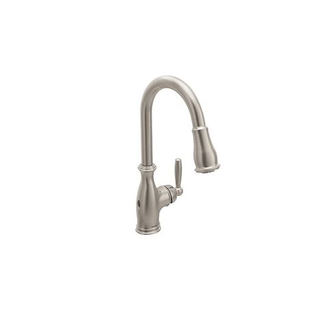 Therefore, you have the option of selecting a faucet that matches or compliments your kitchen decor. MOEN Brantford 1-Handle Pull-Down Sprayer Touchless ...