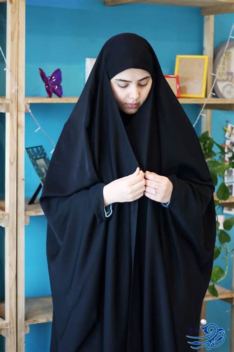 خرید چادر لبنانی مقنعه دار با قیمت مناسب و کیفیت عالی خانه حجاب صدف