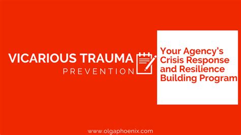 Vicarious Trauma Prevention Your Agencys Crisis Response And