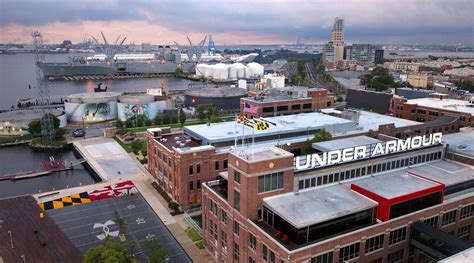 Viewing Baltimore S Under Armour Campus From Above Baltimore Sun