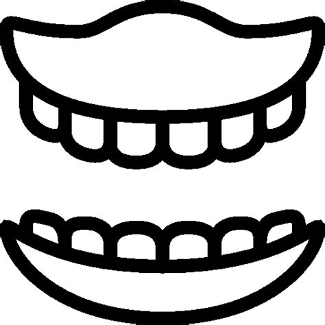 Healthcare False Teeth Icon | iOS 7 Iconset | Icons8 png image