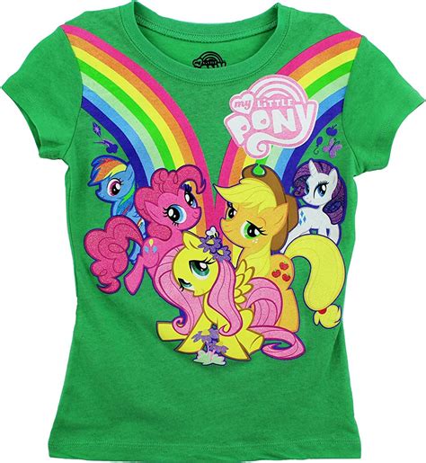 My Little Pony Girls Green T Shirt H1523b Clothing