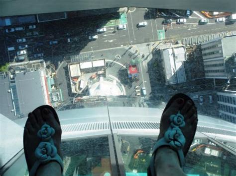 Foot Selfie On The Glass Floor Picture Of Sky Tower Auckland Central