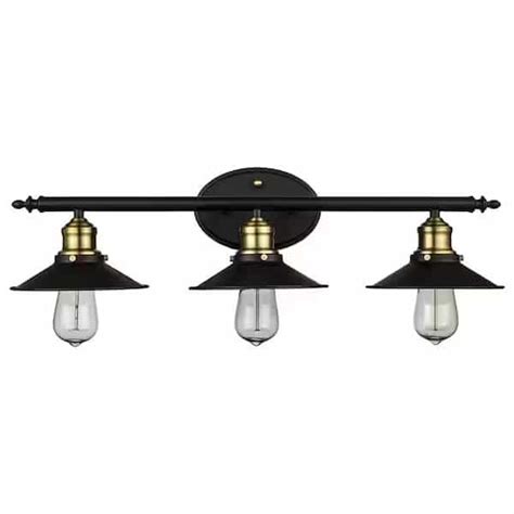 Bel Air Lighting 20513 Rob Griswald 3 Light Oil Rubbed Bronze Bathroom Vanity Light Fixture With