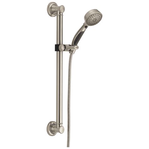 9 Spray Activtouch Hand Shower With Traditional Slide Bar Grab Bar