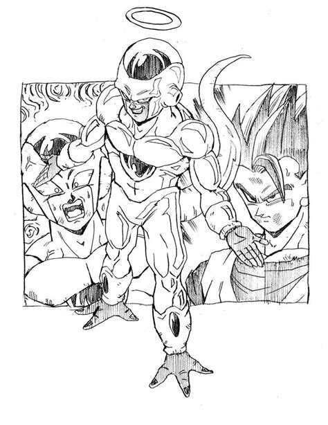 Awsome Frieza Coloring Page Anime Coloring Pages