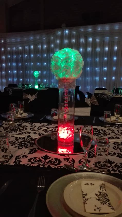 Led Centerpieces With Submersible Lights