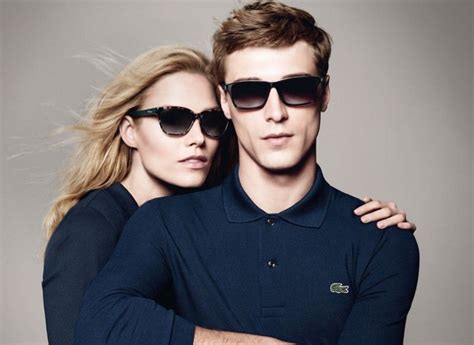 Clément Chabernaud Fronts Lacoste Fallwinter 2013 Eyewear Campaign Lacoste Armani Sunglasses