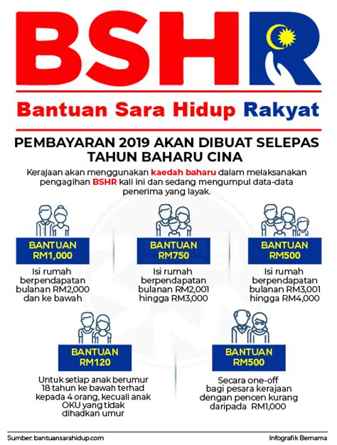 Borang permohonan bantuan sara hidup rakyat 2020 (baru) dan cara kemaskini bsh online/ manual di cawangan lhdn. Bantuan Sara Hidup Rakyat (BSHR) 2019 / BR1M 2019 ...