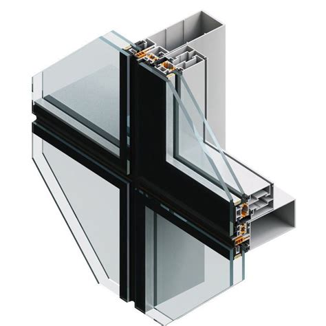 Building Material Glass Aluminum Thermal Break Heat Insulated Curtain
