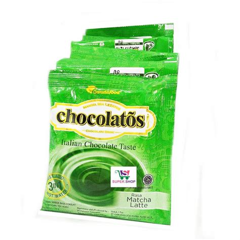 Jual Chocolatos Matcha Green Tea Latte Isi 10 Pcs Indonesiashopee