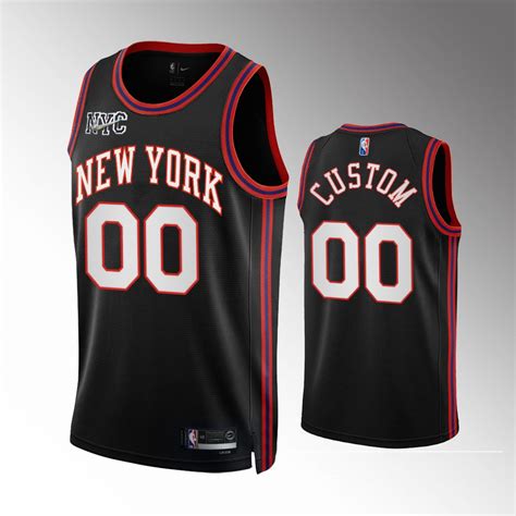 Shop Official Mens New York Knicks Custom Jersey Nba 2021 22 City