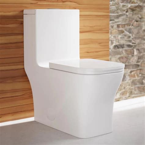 Swiss Madison Concorde Glossy White Dual Flush Square Comfort Height