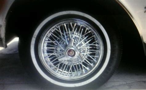 Find 1979 1985 Cadillac Eldorado Fwd Vogue True Spoke Wire Wheels With Tires In Yonkers New