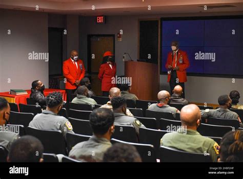 Members Of Tuskegee Airmen Inc Speak To A Room Of Black Enlisted