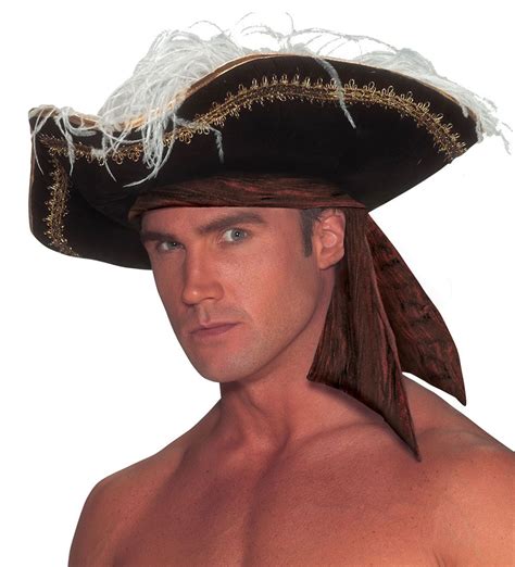 nice shaped hat love the trimmings adult burgundy captain meyer pirate hat pirate
