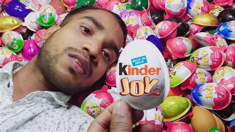 Yummy Kinder Surprise Eggs ASMR Satisfying Video A Lot Of Candy YouTube