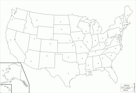 Map Of Us Printable Printable Map Of The United States