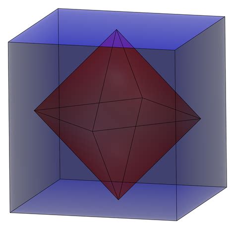 Octahedron 3d Geometry Png Picpng