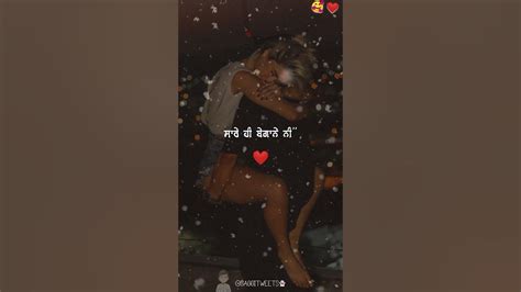 ਮੇਰੀ ਐ ਤੂੰ ਜਾਨੇ ਨੀ New Punjabi Love 🌸 Status Whatsapp Lyrics Video