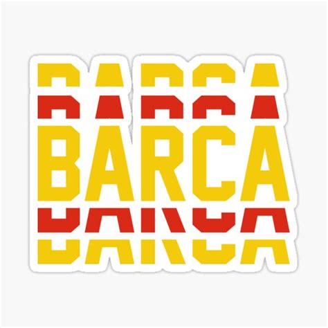 Barca Sticker For Sale By D3signerboi Redbubble