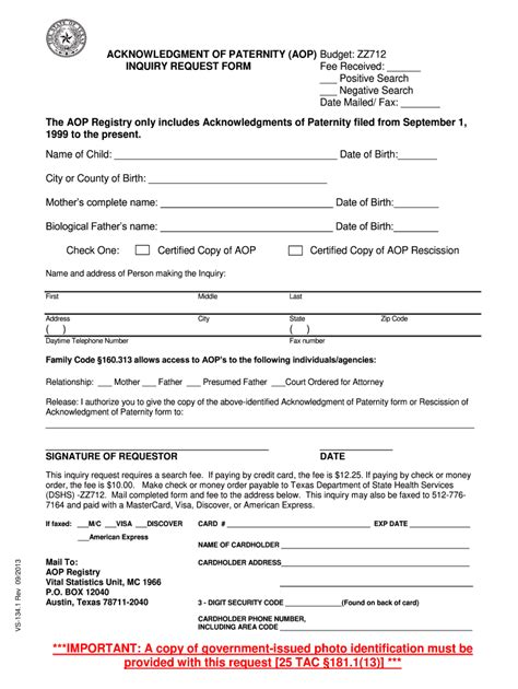 Acknowledgement Of Paternity Fill Out Sign Online DocHub