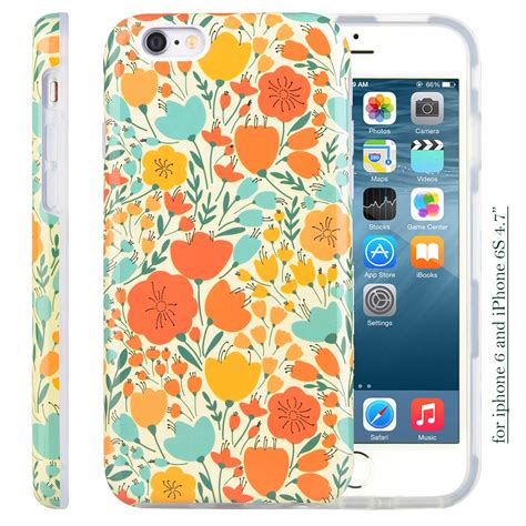 Iphone 6s Case For Girls Cute 6s Case Dimaka Floral Pattern Double