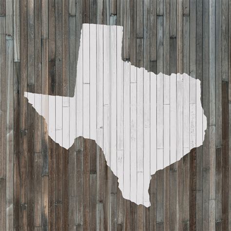 Texas Stencil Texas State Stencil Texas Shape Stencil Template