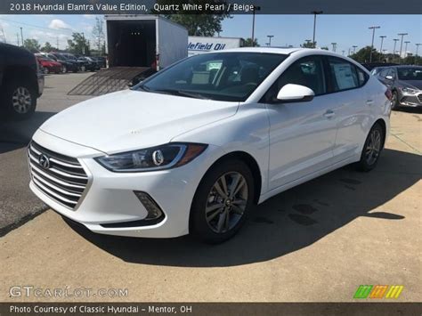 Learn more about elantra's innovative design, dynamic performance, advanced safety and convenience features. Quartz White Pearl - 2018 Hyundai Elantra Value Edition ...