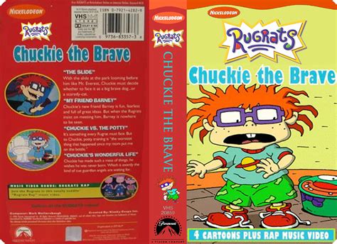 Nick Jr Rugrats Chuckie The Brave Vhs Video Tape Nickelodeon Chucky
