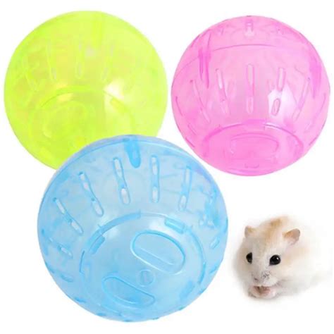 Having Fun Colorful Pet Playing Toy Hamster Gerbil Rat Plastic Exercise