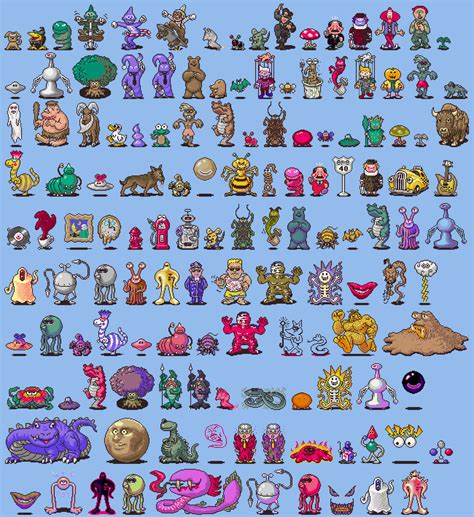 45 Earthbound Background Sprites