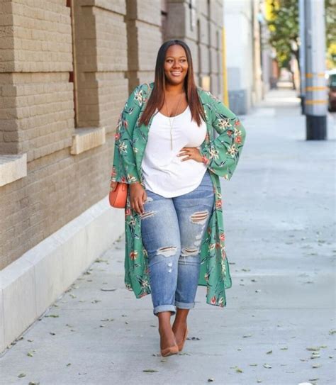 10 Plus Size Outfit Ideas With Jeans Kresent