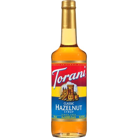 Torani Syrup Classic Hazelnut 750 Ml