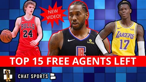 Top 15 Nba Free Agents Still Unsigned On 2021 Nba Free Agency Day 3 Kawhi Leonard Watch