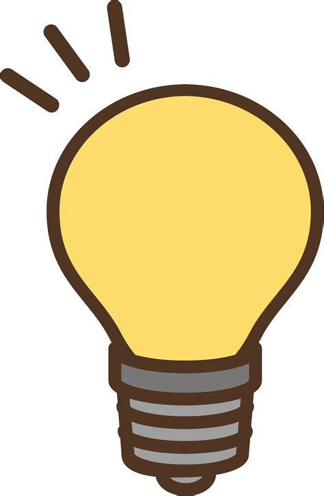 Thoughts Clipart Small Light Bulb Thoughts Small Light Bulb