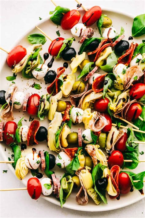 Easy Antipasto Skewers Appetizer The Recipe Critic Blogpapi