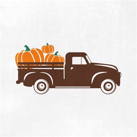 Fall Truck Svg Cricut Svg  Png Dxf Silhouette Cameo Harvest