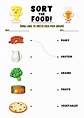 15 5 Food Groups Worksheet - Free PDF at worksheeto.com