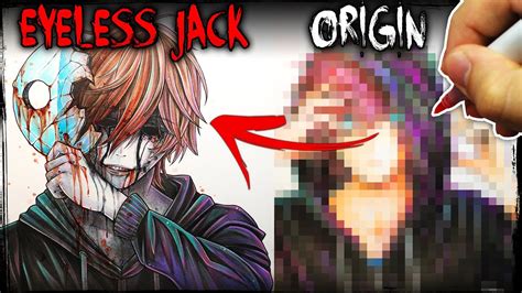The Origin Of Eyeless Jack Creepypasta Story Drawing Pt1 Youtube