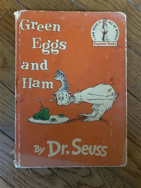 vintage green eggs and ham by dr seuss 1960 book club 1st edition hardcover 6 99 picclick
