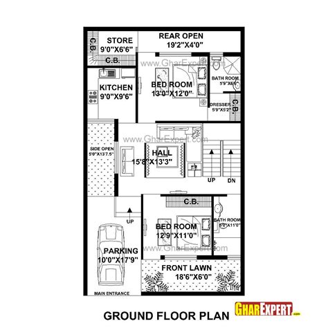 30 Sq Yards House Plans 30 Sq Yards East West South And North Facing