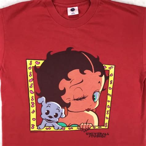 Vintage 90s Betty Boop Universal Studios T Shirt Medium Single Stitch